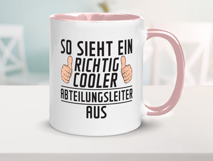 Richtig Cooler Abteilungsleiter| Führungskraft lustiger Spruch Geschenk Humor