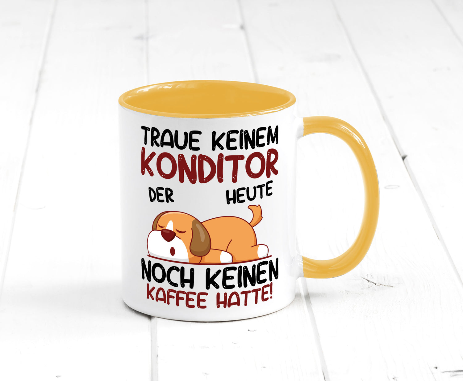 Traue keinem Konditor | Konditorei Humor Geschenkidee Tasse