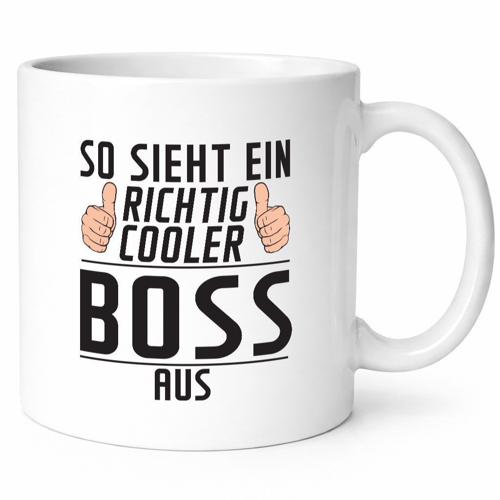 Richtig Cooler Boss | Führungskraft Vorgesetzter lustiger Spruch Geschenk Humor