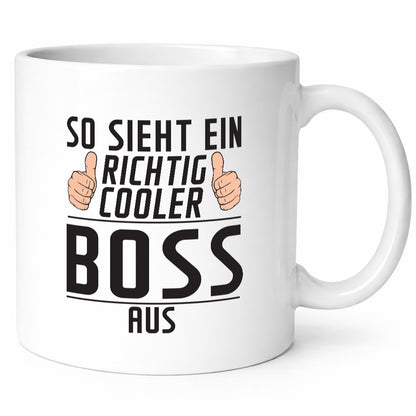 Richtig Cooler Boss | Führungskraft Vorgesetzter lustiger Spruch Geschenk Humor