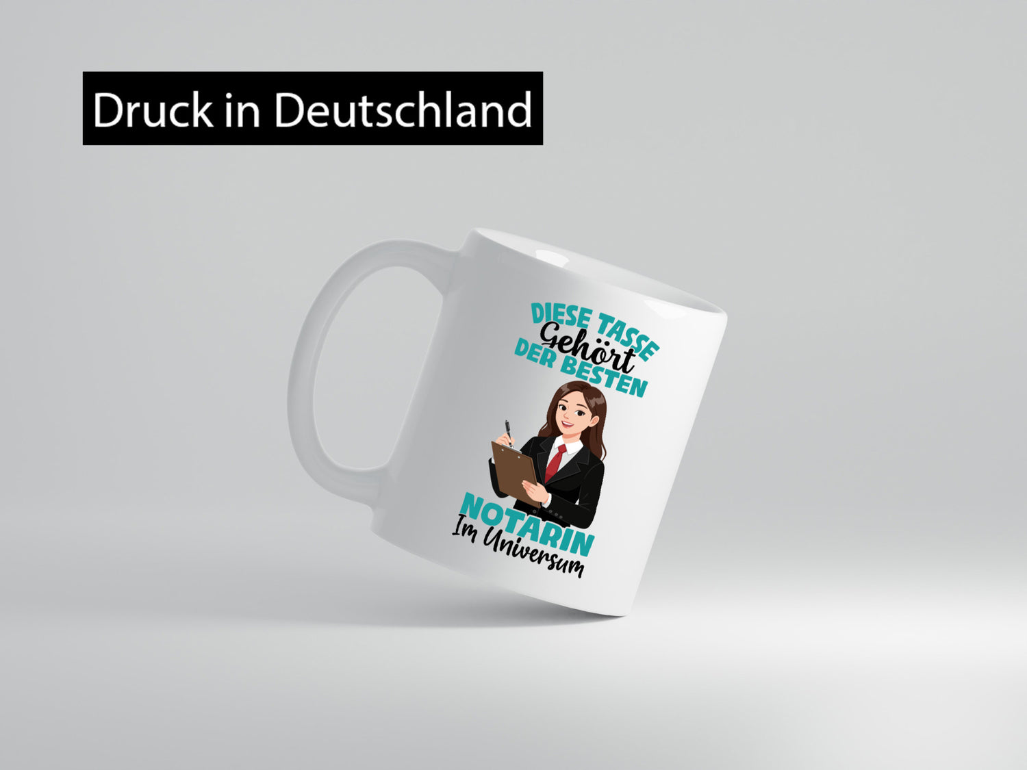 Im Universum: Notarin | Juristin Humor Geschenkidee Tasse