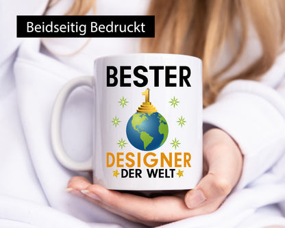 Welt Bester Designer Beruf | Mode Geschenk Arbeit Kollegen Büro lustiger Spruch