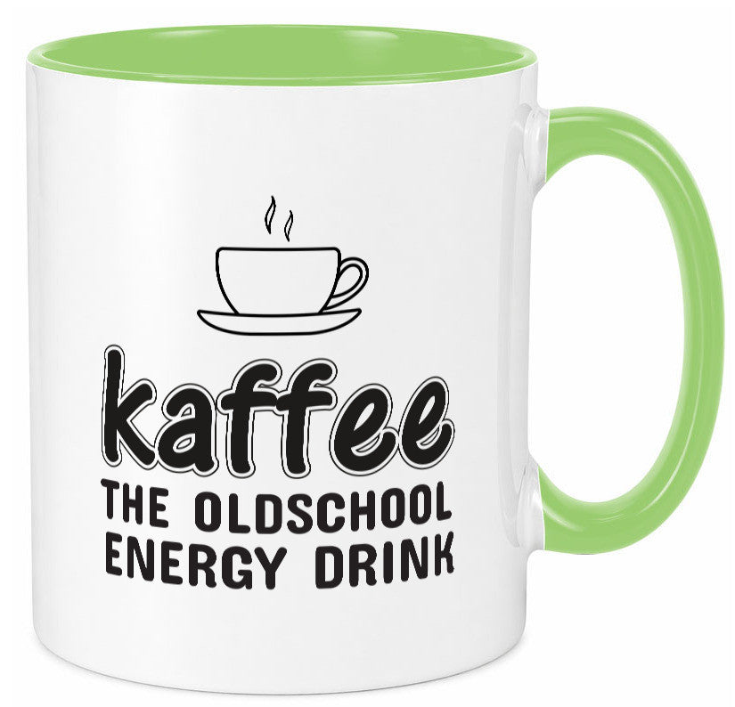 Oldschool Kaffee | Kaffeetrinker Tasse Statement lustiger Spruch Geschenk Humor