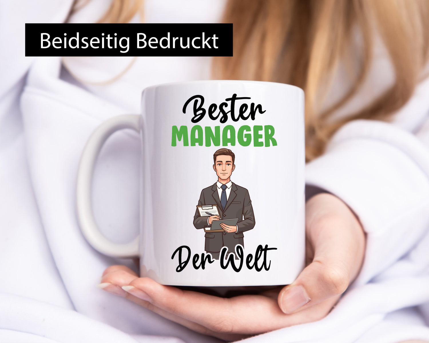 Bester Manager | Management v2 lustig Humor Geschenkidee Geschenk Tasse