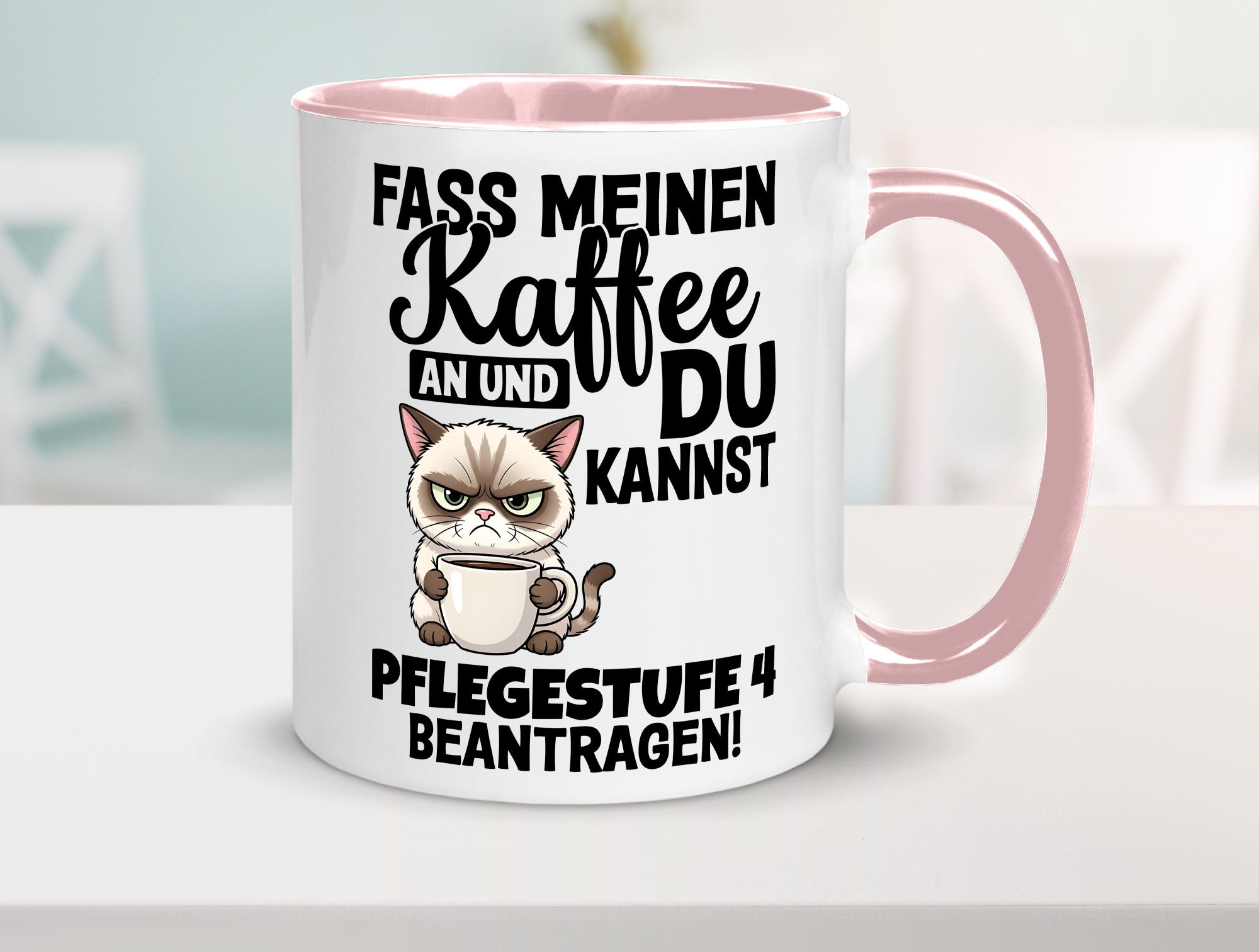 Fass meinen Kaffee an | Pflegestufe 4 Krankenschwester v3 Geschenkidee Humor