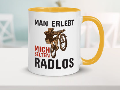Selten Radlos | Spruchtasse Fahrrad Männer Humor lustiger Spruch Geschenk