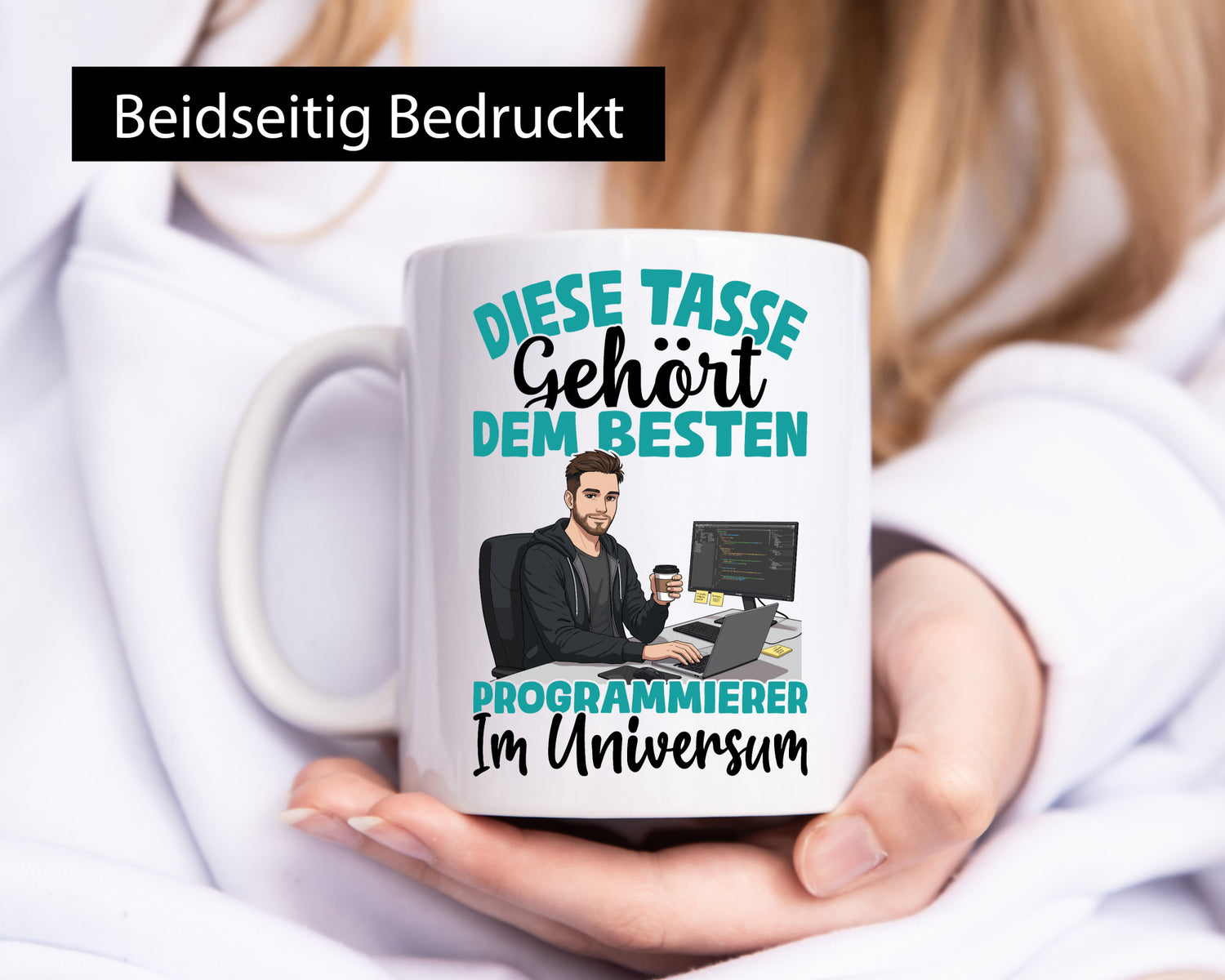 Im Universum: Programmierer | Software Entwickler Humor Geschenkidee Tasse
