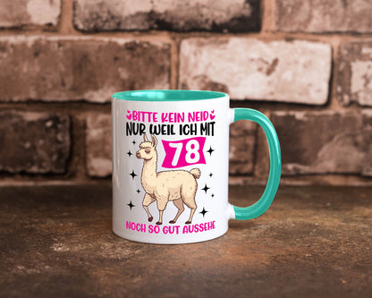 78. Geburtstag | 78 Jahre Lama gut aussehen Geschenk Geschenkidee lustiger