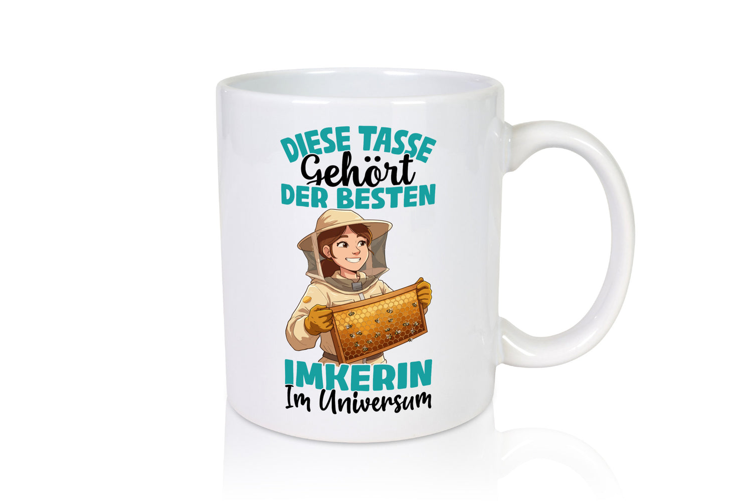Im Universum: Imkerin | Imkerei Geschenkidee Humor Tasse