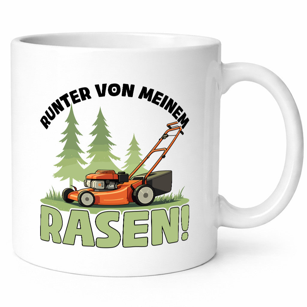 Runter von meinem Rasen | Garten Rasenmäher v2 lustig Humor Geschenkidee