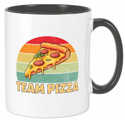 Team Pizza | Pizzaliebhaber Lover v2 Geschenkidee Humor Tasse