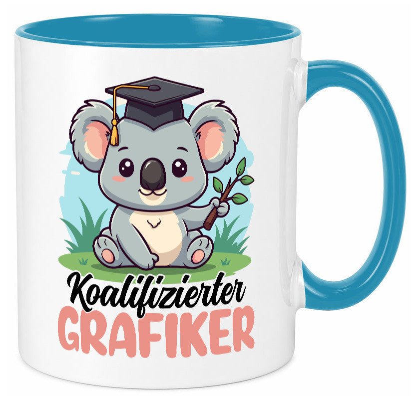 Koalifizierter Grafiker | Grafik Design lustiger Spruch Geschenk Humor