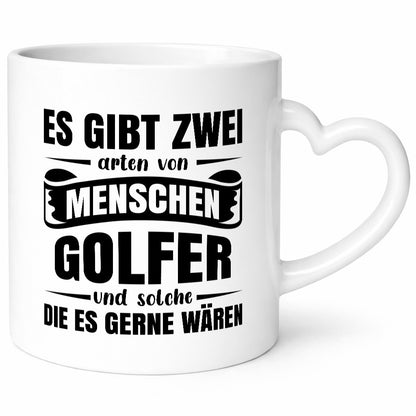 Es gibt 2 Arten von Menschen | Golfer Golfsport Geschenkidee Humor Tasse
