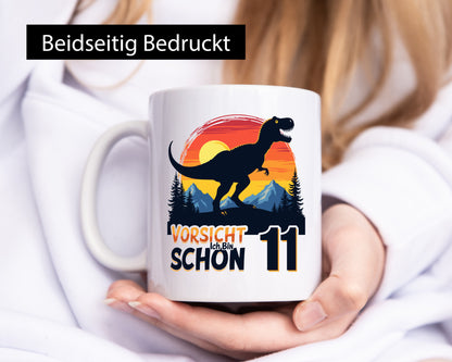 10. Geburtstag | 10 Jahre Dinosaurier v2 lustig Geschenkidee Geschenk Tasse