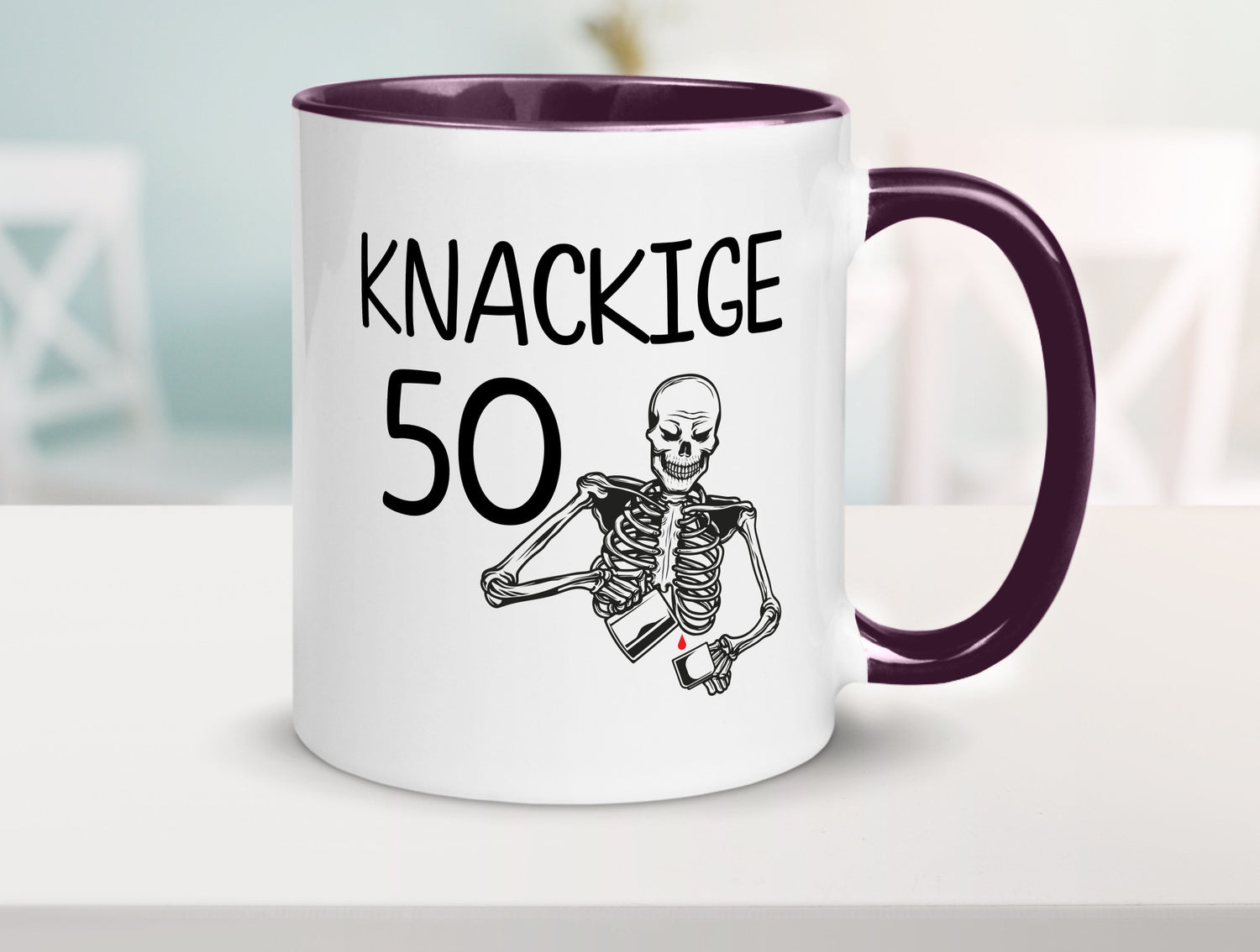 50. Geburtstag | Alt Knackig und Geschenk Geschenkidee lustiger Spruch Tasse