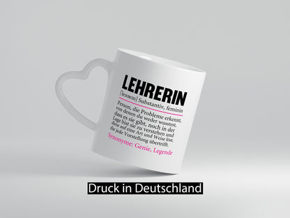 Lehrerin | Spruch Humor Schule Beruf Schüler Geschenk Arbeit Kollegen Büro