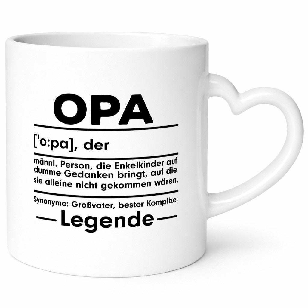 Opa Definition | Spruch Tasse Humor Großvater Familie Geschenkidee