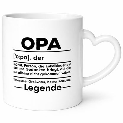 Opa Definition | Spruch Tasse Humor Großvater Familie Geschenkidee