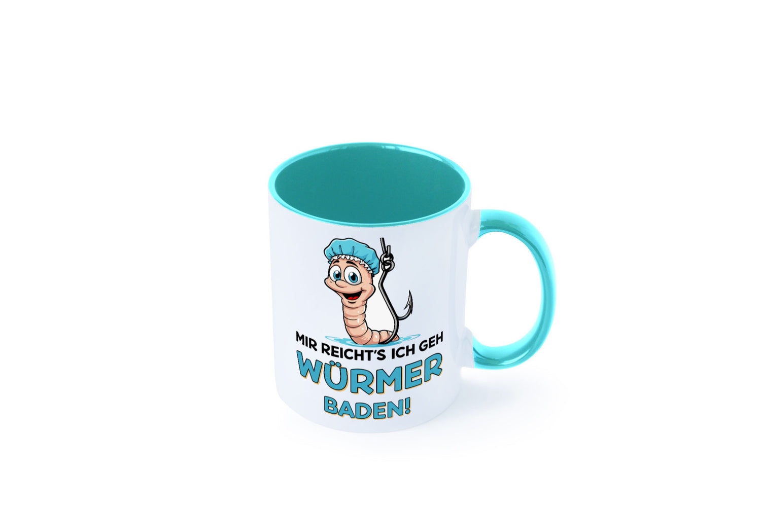 Mir reichts ich geh Würmer Baden | Angler Angeln Geschenk Humor Geschenkidee