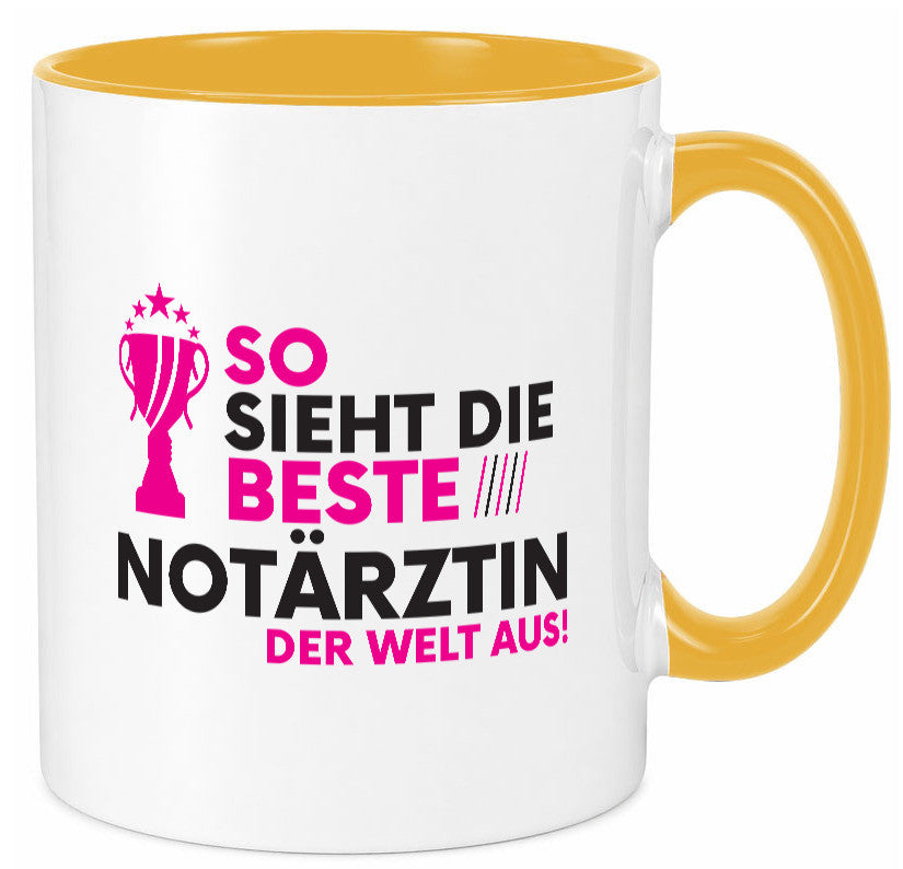 Die Weltbeste Notärztin | Ã„rztin Geschenk Humor Geschenkidee lustiger Spruch Tasse