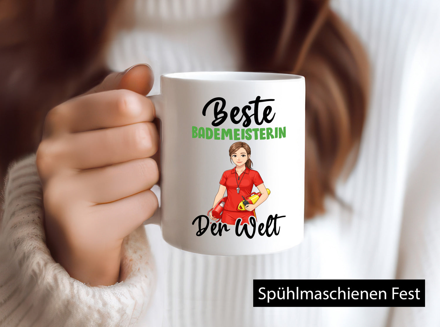 Beste Bademeisterin | Schwimmmeisterin v2 lustiger Spruch Geschenk Humor