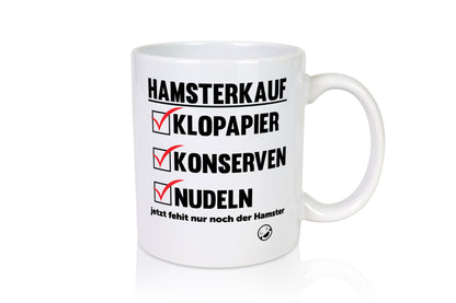 Hamsterkauf | Weihnachten Shopping Geschenkidee Humor Tasse