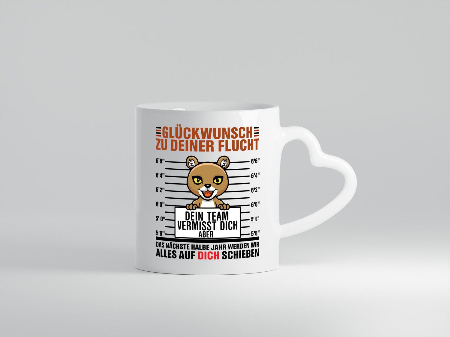 Glückwunsch zu deiner Flucht | Abschiedsgeschenk v2 lustiger Spruch Geschenk