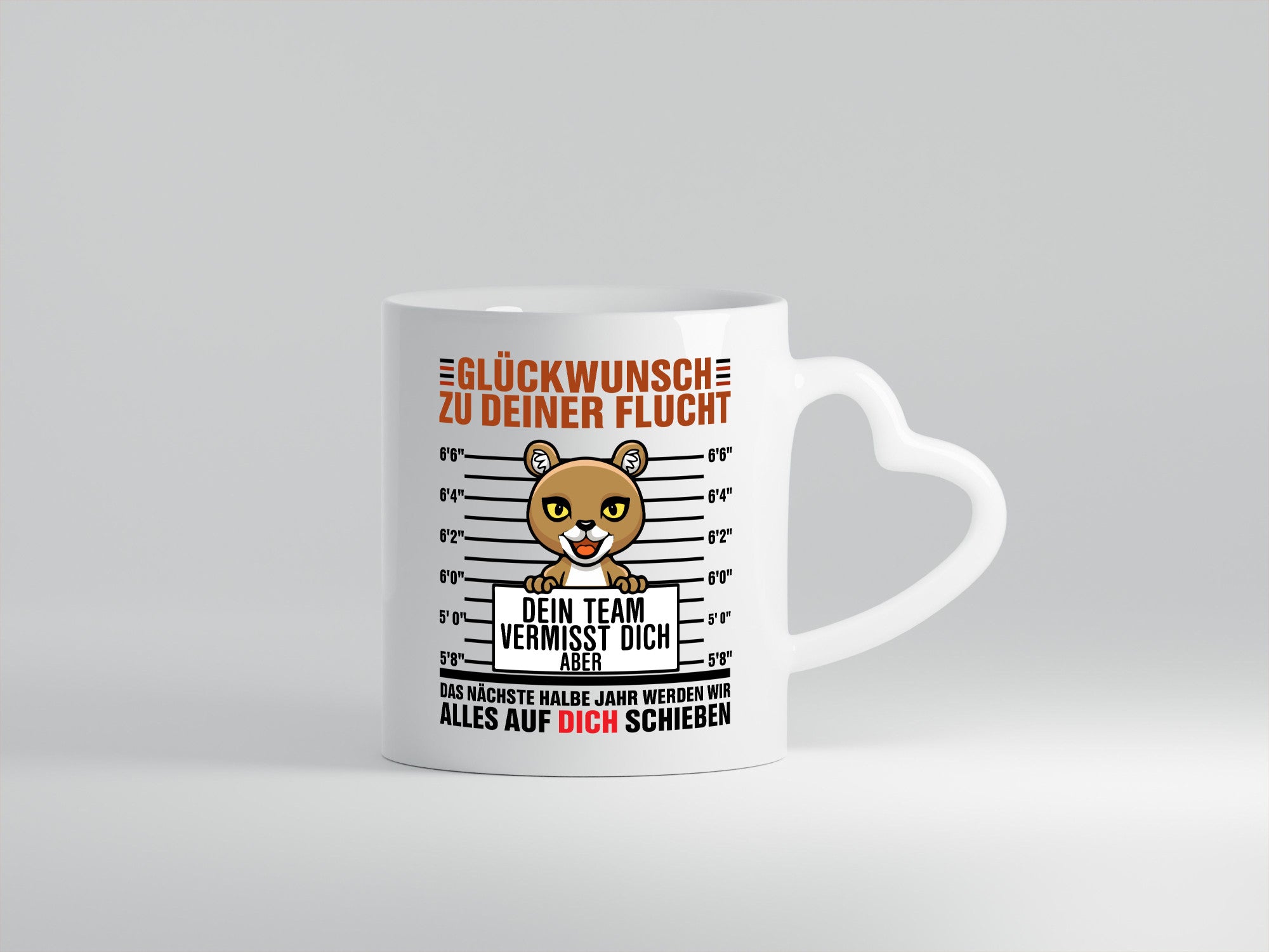 Glückwunsch zu deiner Flucht | Abschiedsgeschenk v2 lustiger Spruch Geschenk