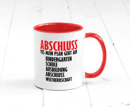 Abschluss Bachelor Geschenkidee Humor Tasse
