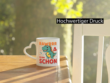 4. Geburtstag | 4 Jahre Raw ich bin schon T-Rex lustiger Spruch Geschenk