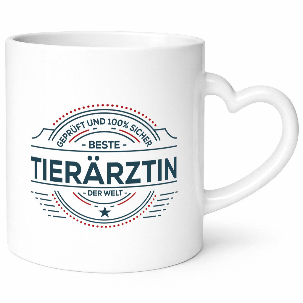 Geprüft und sicher: Tierärztin | Mediziner Tiermedizin Geschenk Tierliebhaber
