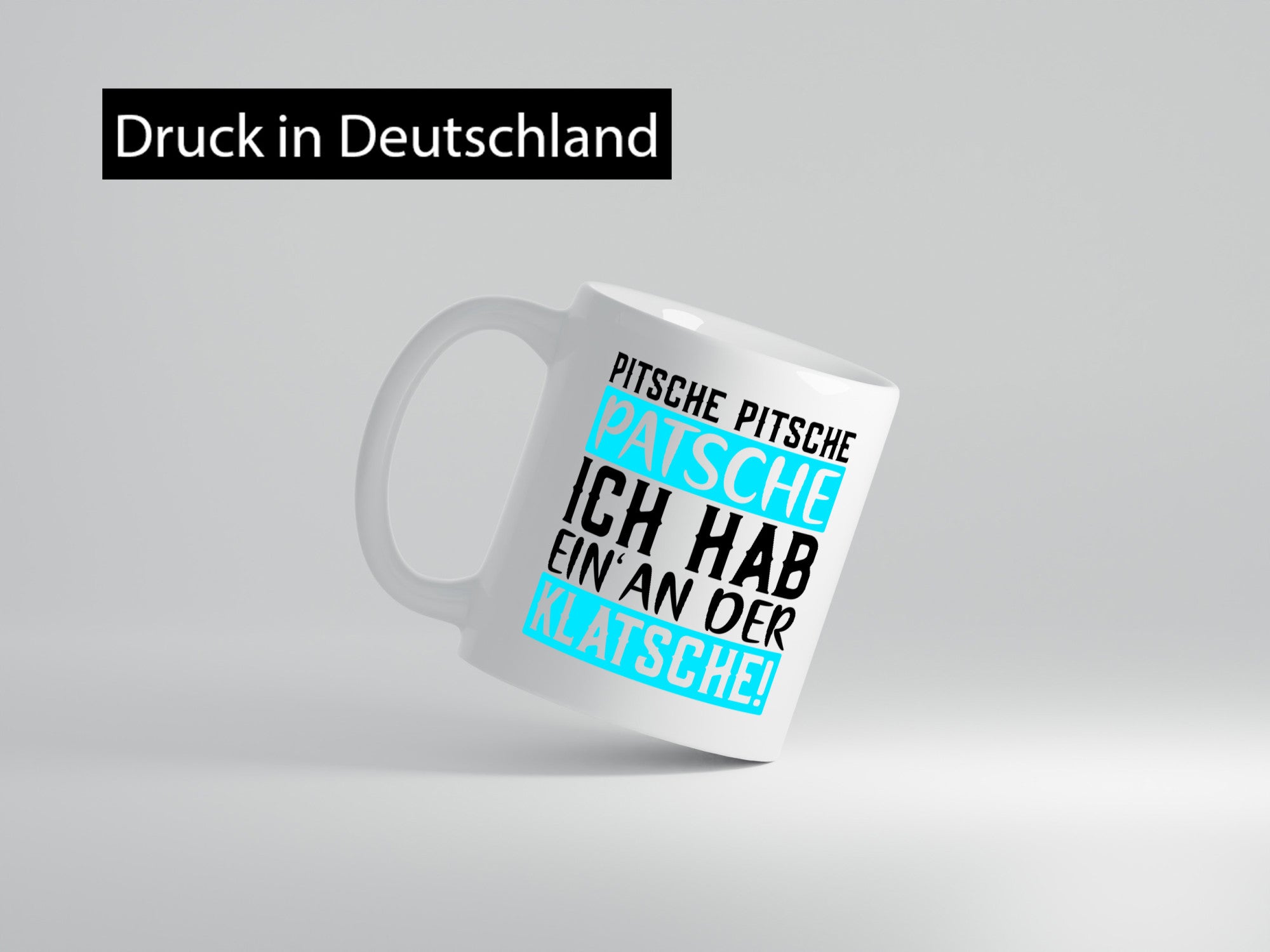 Pitsche Patsche | Verrückt lustiger Spruch Büro Arbeit Geschenkidee Kollegen