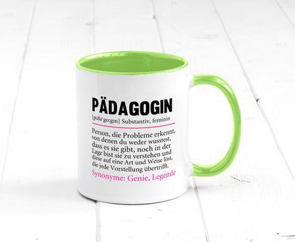 Pädagogin | Spruch lustig Humor Pädagogik v2 Geschenk Geschenkidee lustiger
