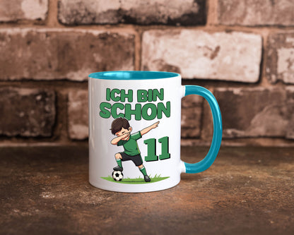 11. Geburtstag | 11 Jahre Fußballer Geschenkidee Humor Tasse