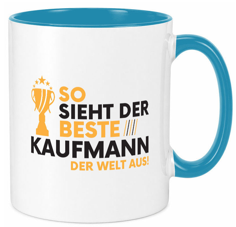 Der Weltbeste Kaufmann Kaufmänner lustig Humor Geschenkidee Geschenk Tasse
