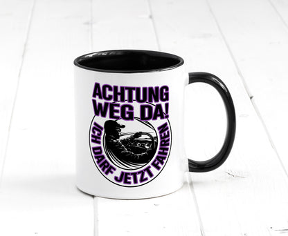 Achtung weg da ich darf jetzt Fahren | Führerschein lustig Humor Geschenkidee