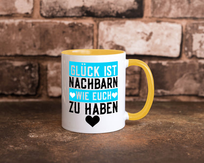 Nachbarn wie euch | Dankbarkeit Glück Nachbarschaft Geschenkidee Humor Tasse