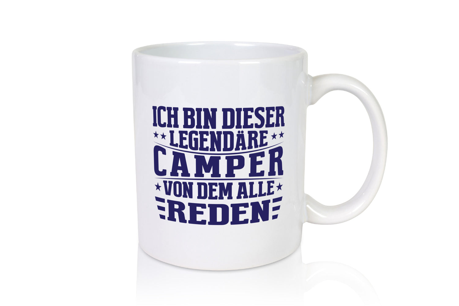 Legendäre Camper von dem Alle reden | Sterne Humor Geschenkidee Tasse