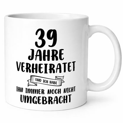 39 Jahre Verheiratet, immer noch am Leben! lustig Humor Geschenkidee Geschenk