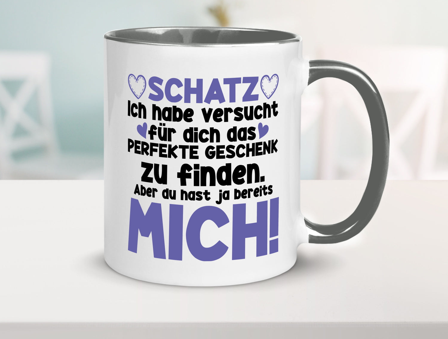 Schatz | Liebe Valentinstag Freund Freundin Herz Geschenkidee Humor Tasse