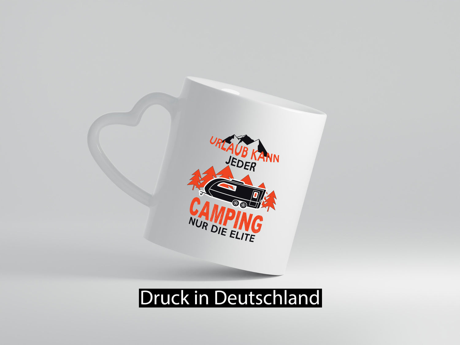 Urlaub kann jeder Camping nur die Elite | Wohnwagen Geschenkidee Humor Tasse