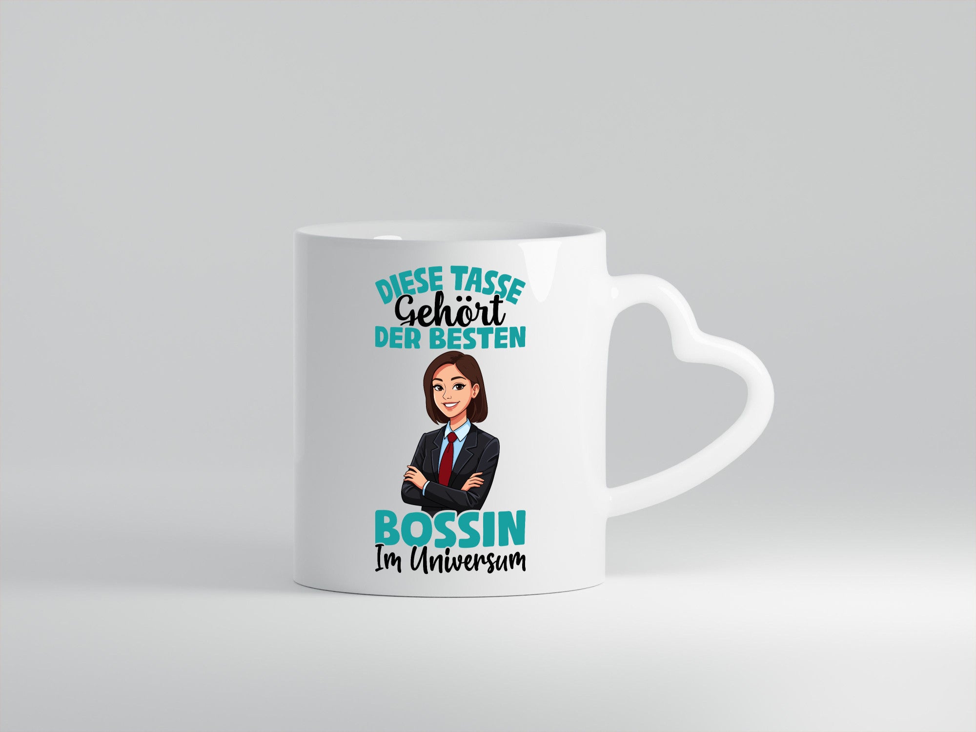 Im Universum: Bossin | Führungskraft Vorgesetzte Geschenkidee Humor Tasse