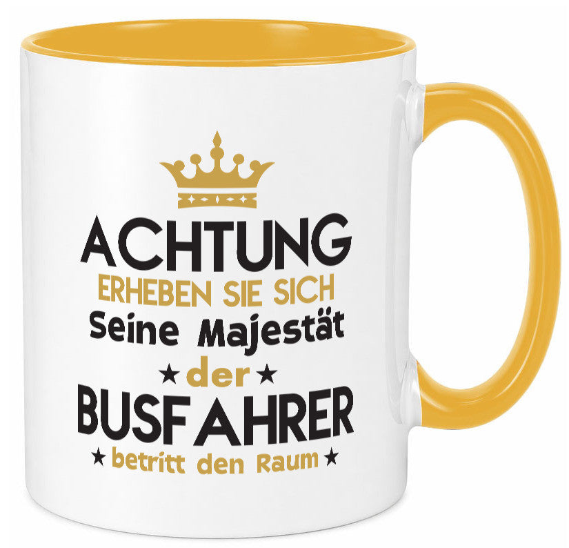 Seine Majestät Busfahrer | Berufsfahrer Fahrer lustig Arbeit Kollegen Büro Tasse