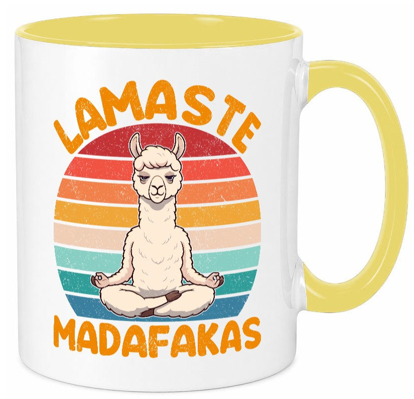 Lamaste | Madafakas Lama Vintage Humor Geschenkidee Tasse