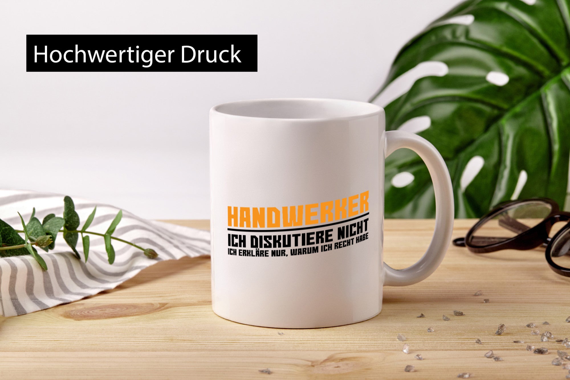 Handwerker | Ich diskutiere nicht, ich sage nur, warum ich Recht habe – Lustiger Spruch Handwerker Geschenk
