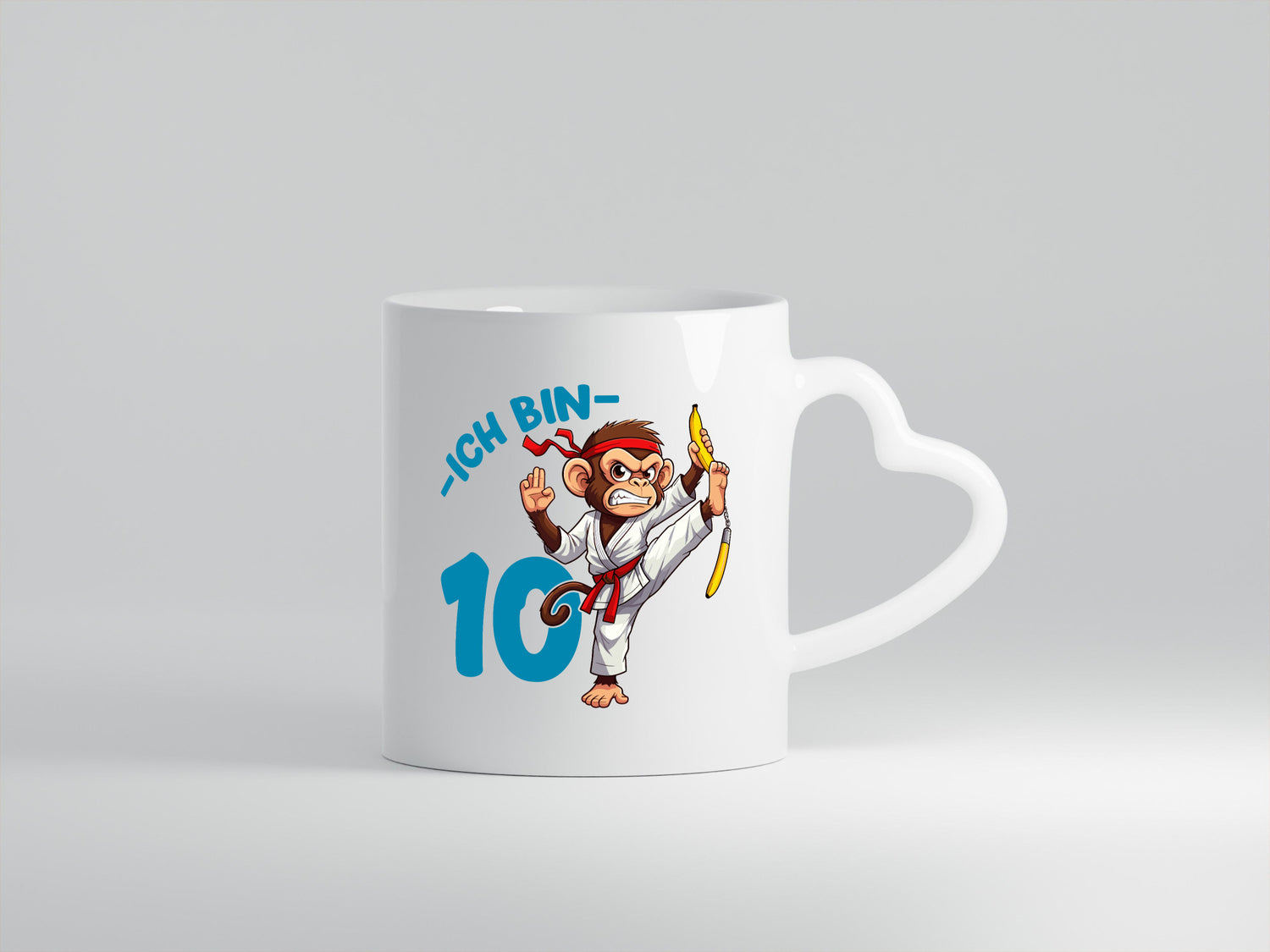 Ich bin 10 | 10. Geburtstag Karate Kampfsport Affe Geschenk Geschenkidee