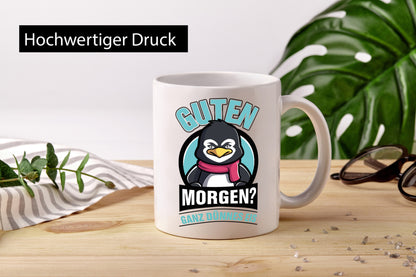 Guten Morgen? Ganz Dünnes Eis | Pinguin Geschenk Humor Geschenkidee lustiger