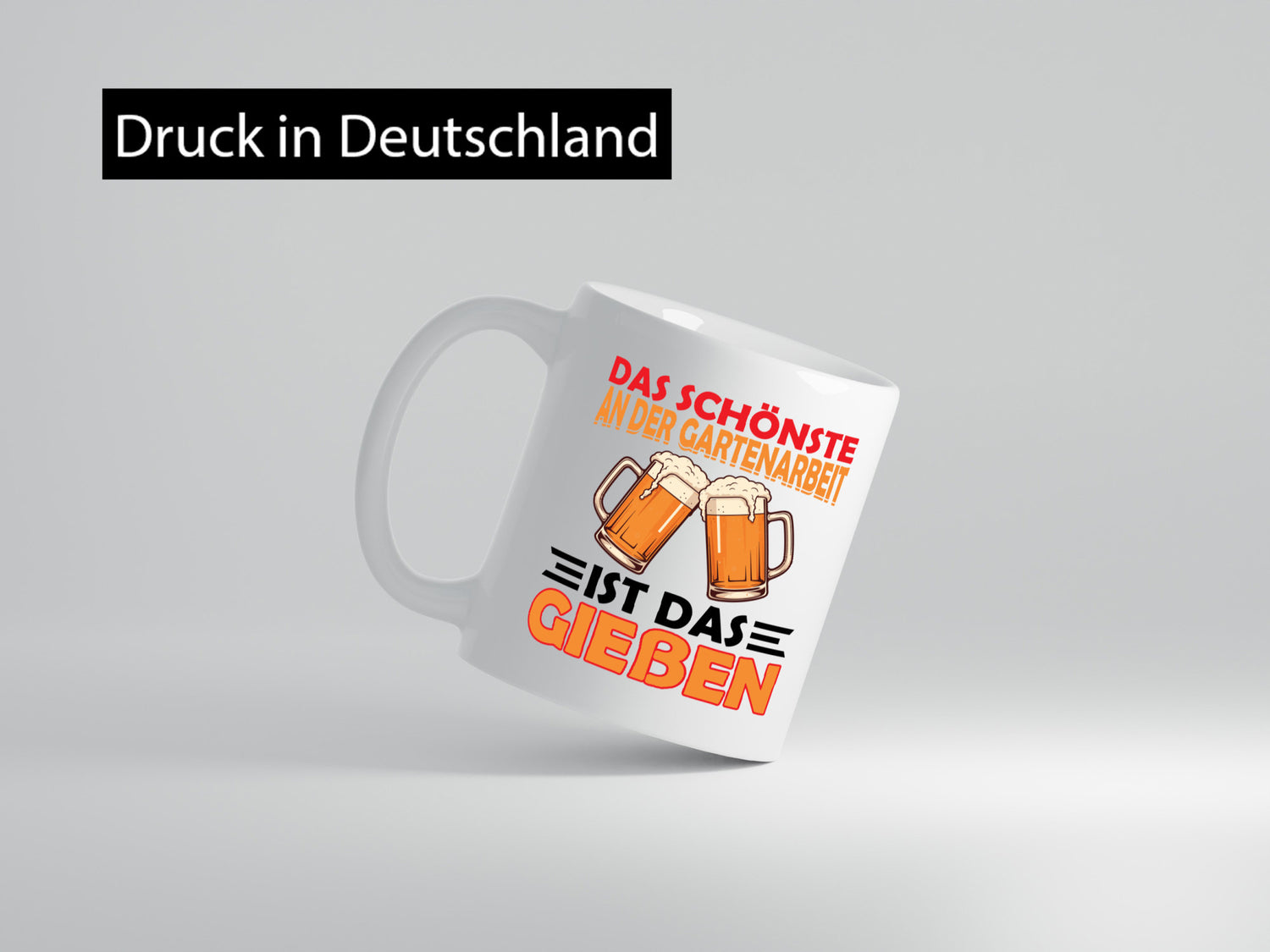 Das schönste an gartenarbeit ist Gießen | Biertrinker Geschenkidee Arbeit