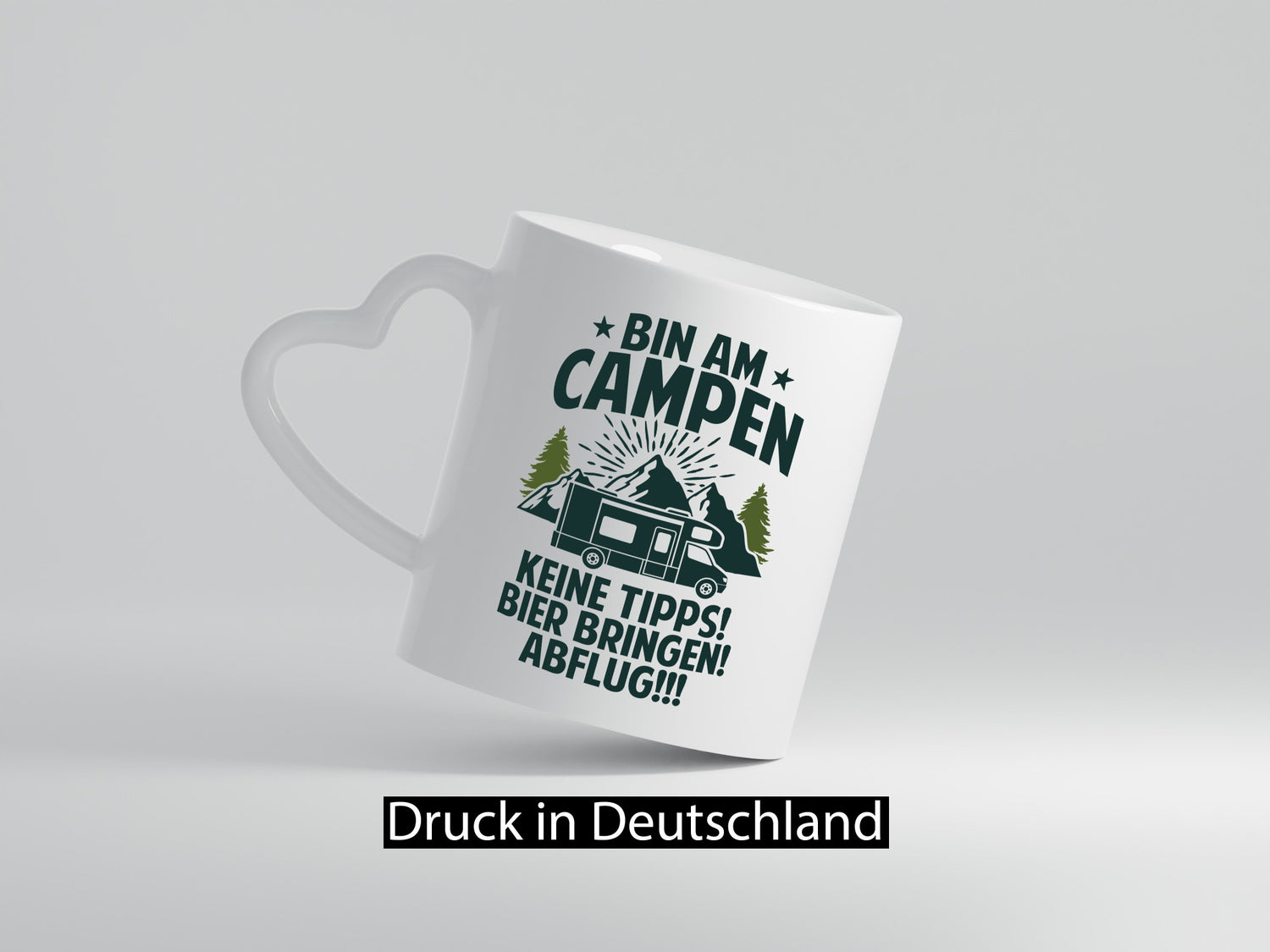 Bin am Campen | Wohnmobil Natur lustiger Spruch Geschenk Humor Geschenkidee