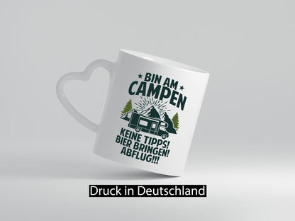 Bin am Campen | Wohnmobil Natur lustiger Spruch Geschenk Humor Geschenkidee